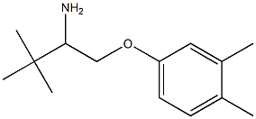 1-[(3,4-dimethylphenoxy)methyl]-2,2-dimethylpropylamine Structure