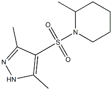 1-[(3,5-dimethyl-1H-pyrazol-4-yl)sulfonyl]-2-methylpiperidine