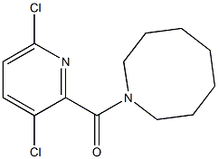 1-[(3,6-dichloropyridin-2-yl)carbonyl]azocane 化学構造式