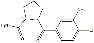 1-[(3-amino-4-chlorophenyl)carbonyl]pyrrolidine-2-carboxamide