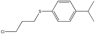 1-[(3-chloropropyl)sulfanyl]-4-(propan-2-yl)benzene