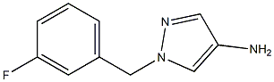 1-[(3-fluorophenyl)methyl]-1H-pyrazol-4-amine Structure