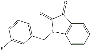  1-[(3-fluorophenyl)methyl]-2,3-dihydro-1H-indole-2,3-dione