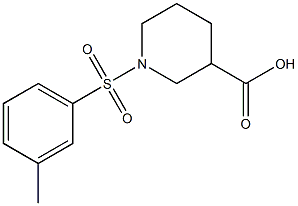 1-[(3-methylphenyl)sulfonyl]piperidine-3-carboxylic acid|