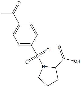 1-[(4-acetylbenzene)sulfonyl]pyrrolidine-2-carboxylic acid