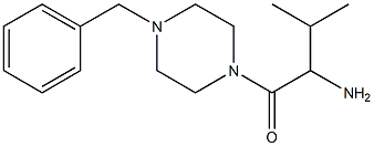 1-[(4-benzylpiperazin-1-yl)carbonyl]-2-methylpropylamine Struktur