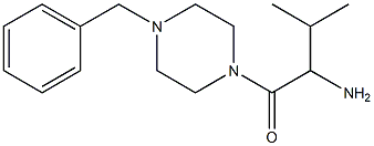 1-[(4-benzylpiperazin-1-yl)carbonyl]-2-methylpropylamine 化学構造式