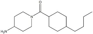 1-[(4-butylcyclohexyl)carbonyl]piperidin-4-amine 化学構造式