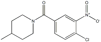 1-[(4-chloro-3-nitrophenyl)carbonyl]-4-methylpiperidine