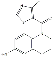 1-[(4-methyl-1,3-thiazol-5-yl)carbonyl]-1,2,3,4-tetrahydroquinolin-6-amine