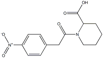  1-[(4-nitrophenyl)acetyl]piperidine-2-carboxylic acid