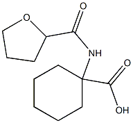 1-[(tetrahydrofuran-2-ylcarbonyl)amino]cyclohexanecarboxylic acid Structure