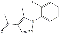 1-[1-(2-fluorophenyl)-5-methyl-1H-pyrazol-4-yl]ethan-1-one