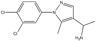 1-[1-(3,4-dichlorophenyl)-5-methyl-1H-pyrazol-4-yl]ethan-1-amine Structure