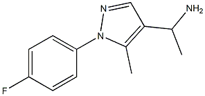 1-[1-(4-fluorophenyl)-5-methyl-1H-pyrazol-4-yl]ethan-1-amine|