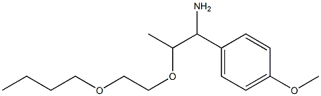 1-[1-amino-2-(2-butoxyethoxy)propyl]-4-methoxybenzene|
