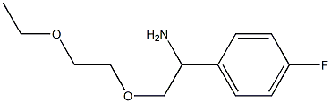1-[1-amino-2-(2-ethoxyethoxy)ethyl]-4-fluorobenzene