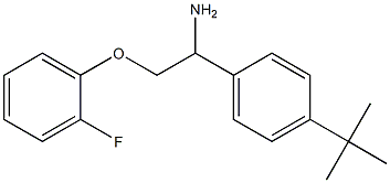 1-[1-amino-2-(2-fluorophenoxy)ethyl]-4-tert-butylbenzene