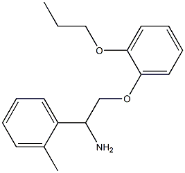 1-[1-amino-2-(2-propoxyphenoxy)ethyl]-2-methylbenzene