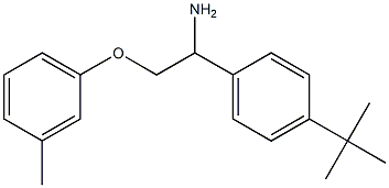 1-[1-amino-2-(3-methylphenoxy)ethyl]-4-tert-butylbenzene