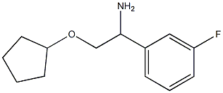 1-[1-amino-2-(cyclopentyloxy)ethyl]-3-fluorobenzene