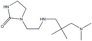 1-[2-({2-[(dimethylamino)methyl]-2-methylpropyl}amino)ethyl]imidazolidin-2-one 化学構造式