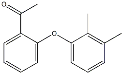 1-[2-(2,3-dimethylphenoxy)phenyl]ethan-1-one,,结构式