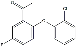 1-[2-(2-chlorophenoxy)-5-fluorophenyl]ethan-1-one