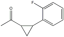 1-[2-(2-fluorophenyl)cyclopropyl]ethan-1-one|