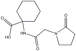 1-[2-(2-oxopyrrolidin-1-yl)acetamido]cyclohexane-1-carboxylic acid|