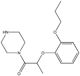 1-[2-(2-propoxyphenoxy)propanoyl]piperazine|