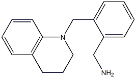 1-[2-(3,4-dihydroquinolin-1(2H)-ylmethyl)phenyl]methanamine Structure