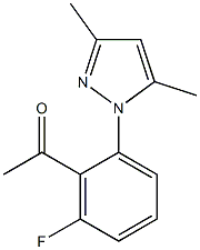 1-[2-(3,5-dimethyl-1H-pyrazol-1-yl)-6-fluorophenyl]ethan-1-one