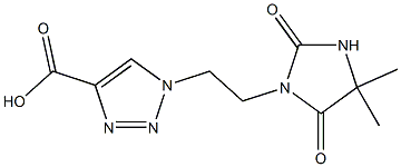 1-[2-(4,4-dimethyl-2,5-dioxoimidazolidin-1-yl)ethyl]-1H-1,2,3-triazole-4-carboxylic acid
