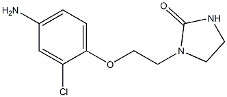 1-[2-(4-amino-2-chlorophenoxy)ethyl]imidazolidin-2-one