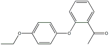 1-[2-(4-ethoxyphenoxy)phenyl]ethan-1-one,,结构式