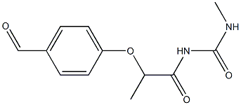 1-[2-(4-formylphenoxy)propanoyl]-3-methylurea|