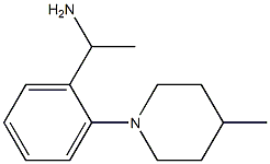1-[2-(4-methylpiperidin-1-yl)phenyl]ethan-1-amine Structure