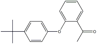 1-[2-(4-tert-butylphenoxy)phenyl]ethan-1-one 结构式