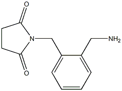 1-[2-(aminomethyl)benzyl]pyrrolidine-2,5-dione Structure