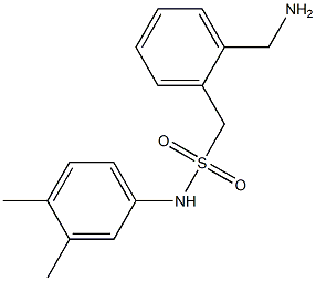 1-[2-(aminomethyl)phenyl]-N-(3,4-dimethylphenyl)methanesulfonamide