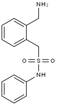 1-[2-(aminomethyl)phenyl]-N-phenylmethanesulfonamide