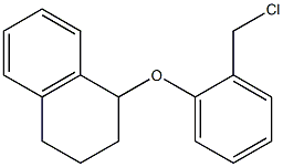 1-[2-(chloromethyl)phenoxy]-1,2,3,4-tetrahydronaphthalene Structure