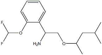 1-[2-(difluoromethoxy)phenyl]-2-[(4-methylpentan-2-yl)oxy]ethan-1-amine