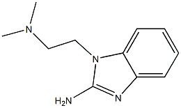 1-[2-(dimethylamino)ethyl]-1H-1,3-benzodiazol-2-amine 化学構造式