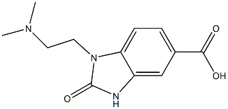 1-[2-(dimethylamino)ethyl]-2-oxo-2,3-dihydro-1H-1,3-benzodiazole-5-carboxylic acid|