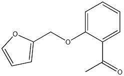 1-[2-(furan-2-ylmethoxy)phenyl]ethan-1-one,,结构式