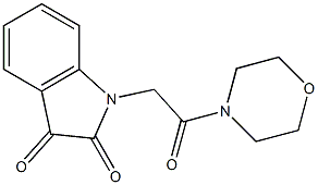 1-[2-(morpholin-4-yl)-2-oxoethyl]-2,3-dihydro-1H-indole-2,3-dione