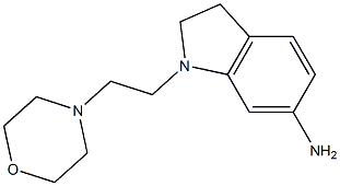  1-[2-(morpholin-4-yl)ethyl]-2,3-dihydro-1H-indol-6-amine