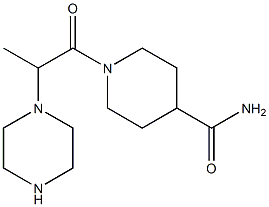 1-[2-(piperazin-1-yl)propanoyl]piperidine-4-carboxamide